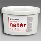 DEN BRAVEN Malířský nátěr bílý 7 kg